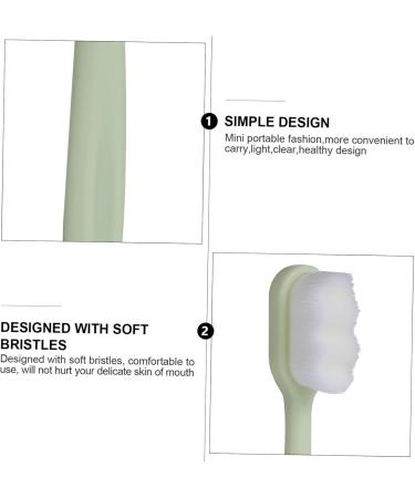 Mobestech Biodegradable Travel Toothbrush Set - 8pcs Physiotherapy Sports Design for Adults & Kids Ideal for Pregnant Women - Buy Online on GoSupps.com