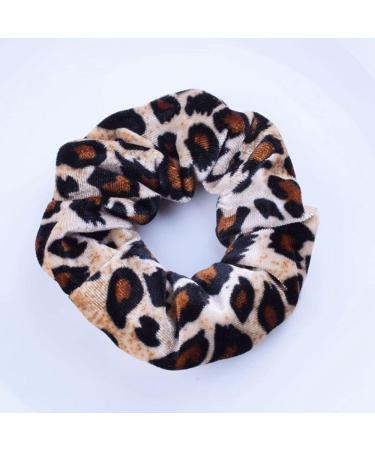 LUMoony Scrunchie Leopard Hair Bobbles Velvet 10 Pieces Elastic Hair Band Ponytail Holder Colourful Ponytail Hair Accessories Fabric Hair Scrunchie for Women and Girls Hair Accessories - Buy Online on GoSupps.com