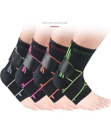 Buy Adjustable Ankle Brace for Basketball & Running - Comfortable Compression Support for Heel Pain & Sprains (Gray Size L - Buy Online on GoSupps.com