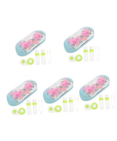 Gatuida 5 sentences double-layer glasses case actually family travel showcases mini-lens neat traveler travel accessories contact lens solution contact lens container for outdoor household