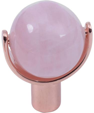 Panysilioer Eye Jade Roller Stainless Steel Natural Quartz Roller Eye Jade Roller Slimming Anti Wrinkle Cellulite Face Beauty Crystal Stone Tool Pink Roller+ Handle - Buy Online on GoSupps.com