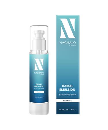 Sensitive Skin Hydrating Face Moisturizer - Baikal Water & Vitamin E Soothing Emulsion 48mL/1.6oz Non-Sticky Anti-Redness Vegan for All Skin Types.