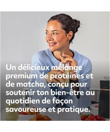 Protein Works - Iced Protein Matcha Latte Th Vert Matcha Premium 26mg Caf ine Riche en Prot ines Sans Sucres Ajout s Soutient la Concentration et la Vigilance 16 Portions (500g) Sans saveur 16 Portions (500g) - Buy Online on GoSupps.com