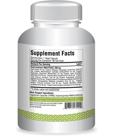 Herbsforever Pearl Calcine Capsules - Bone Supplement for Healthy Bones & Strong Teeth | 90 Capsules - Buy Online on GoSupps.com