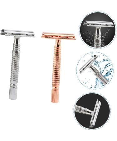 Angoily 6 Pcs Shaver Tool Set - Zinc Alloy Man's Metal Head - Premium Quality for Smooth Shaving | International Shipping Available - Buy Online on GoSupps.com