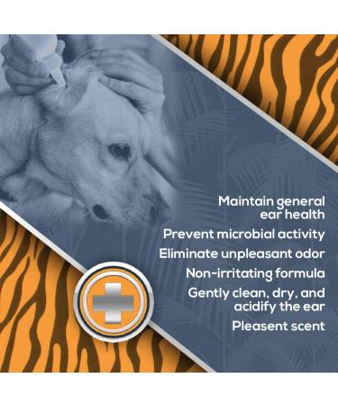 Jungle Pet Sweet Pea Vanilla Dog Ear Cleaner for Cats & Dogs - 12 oz | Deodorizing Solution for Dirt, Wax & Odor - Buy Online on GoSupps.com