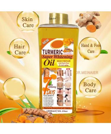 Veetgold Turmeric & Retinol Body Oil - Nourishing Moisturizer for Face & Body | International Shipping - Buy Online on GoSupps.com