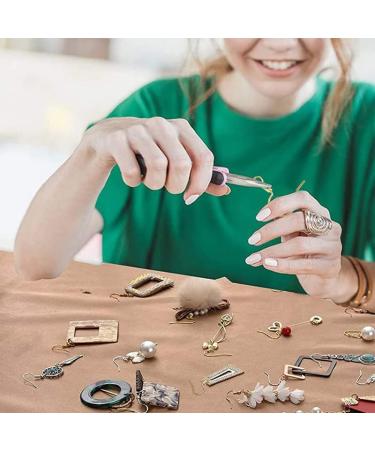 Hypoallergenic 925 Sterling Silver Earring Hooks Set with Silicone Backs and Jump Rings - 200 PCS/100 Pairs for DIY Jewelry Making - Buy Online on GoSupps.com