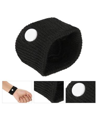 Salmue Anti-Disgusting Bracelet for Motion Sickness - 5 Colors | Adjustable Nausea Relief Band for Immunity - Black - Buy Online on GoSupps.com