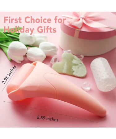 Huefull Ice Roller for Face with 2 Rollers and Gua Sha Facial Tools - Reduce Puffiness, Redness & Migraine Relief - Buy Online on GoSupps.com