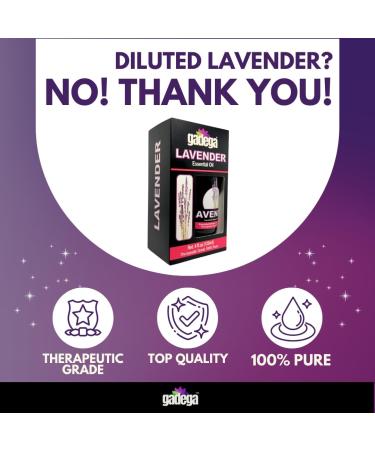 Lavender Essential Oil - 100% Pure & Natural Therapeutic Grade | 4 fl oz (120ml) | Gadega - Buy Online on GoSupps.com
