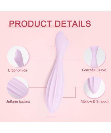 Silicone Face Massage Scooter - Elegant Pear-Shaped Facial Device for Skin Tightening & Muscle Relief | International Shipping - Buy Online on GoSupps.com