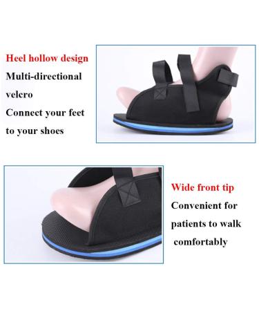 YJZQ Medical Open Toe Plaster Cast Shoe - 27cm, Postoperative Recovery Foot Fracture Surgical Rehabilitation Shoes - Buy Online on GoSupps.com