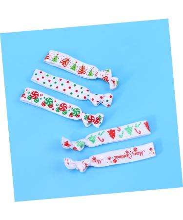 Beaupretty Ring hair ribbons for girls scrunchies for girls hair bands for women's hair girl hair tie hair rope elastic hair tie Christmas hair tie stretch hair ring headband Miss Rope - Buy Online on GoSupps.com