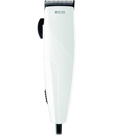 ECG ZS 1020 Hair Clipper & Beard Trimmer - Stainless Steel Adjustable Lengths 0.8-2.8mm White - Perfect for Precision Grooming - Buy Online on GoSupps.com