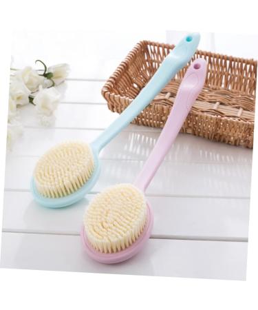Healeved 2pcs Back Shower Brush Set - Bath Body Scrubber for Exfoliation and Relaxation - Buy Online on GoSupps.com