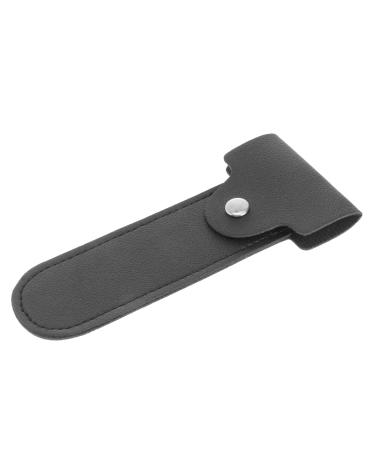 Doitool 2st razor -o'clock men's razor facial razor Razor Headwear Old Fashionable Razor Box Protection Box Leder case man PU
