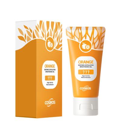 Orange Gel 50G - Deep Exfoliating Cleanser For Face And Body | Organic Compitible Body Exfoliating Gel For Dead Skin And Glow Removal
