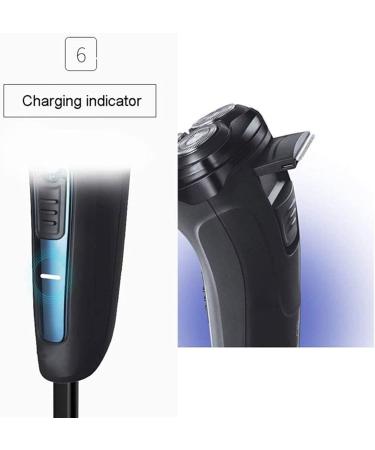 Buy Electric Razor for Men - Waterproof Rotary Shaver with Pop-Up Trimmer | Wet & Dry USB Rechargeable - Buy Online on GoSupps.com