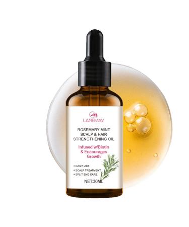 Bio-Rosmarin Oil for Hair Growth - Pure Essential Rosemary Oil (30ml) | Natural Hair Care & Restoration - Buy Online on GoSupps.com