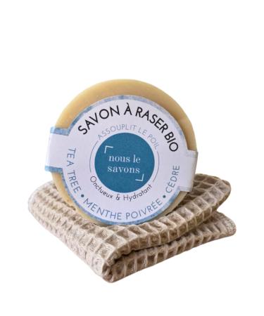 MES COURSES EN VRAC Moisturizing and organic shaving soap