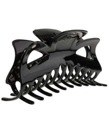 Gazechimp X-Shape Large Hair Claw Hair Clip Headdress Black