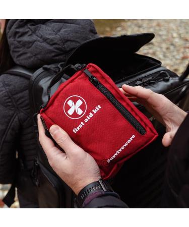 Surviveware Premium First Aid Kit - Comprehensive 100 Piece Set for Trucks, Cars, Camping, Office, and Sports Emergencies - Buy Online on GoSupps.com