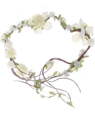 Ever Fairy Newly arrived Rattan Flower Vine Crown Tiaras Necklace Belt Party Decoration White - Buy Online on GoSupps.com