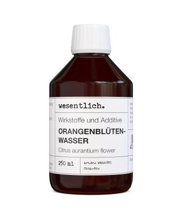 wesentlich. Orange blossom water 250 ml for the manufacture of cosmetic products from wesentlich.