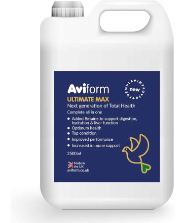 Aviform ULTIMATE Max NEW FORMULA Complete Supplement for Racing Pigeons 2500ml