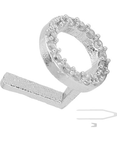Verdant Touch Hip Hop Tooth Decoration - Capital Letters Shaped Halloween Accessory | Silver Tooth Bandage Decor - Buy Online on GoSupps.com