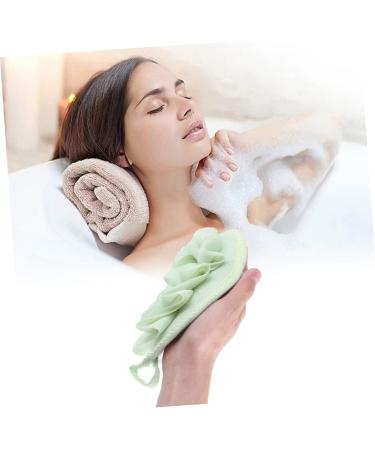 NOLITOY 4pcs Pure Flower Bath Ball Shower Sponges | Premium Mesh Loofah for Luxurious Bathing | Soft & Effective Bubble Maker Spa Experience - Buy Online on GoSupps.com