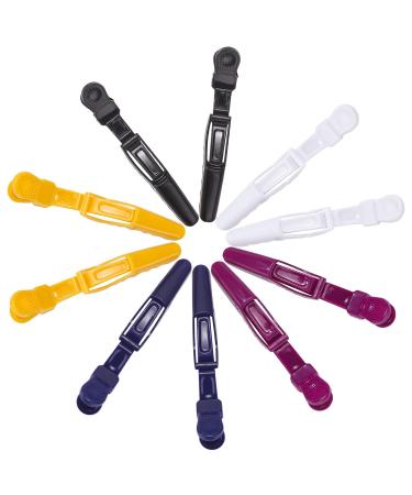 Pastel Gator Hair Clips - 10 Piece Set for Styling & Sectioning | Non-Slip Alligator Clips - Buy Online on GoSupps.com