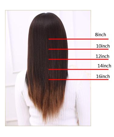 Real Hair Crown Topper for Thinning Hair - Silk Base Clip-In Dark Brown 9.1x15.2 cm for Female Bald Head - Buy Online on GoSupps.com