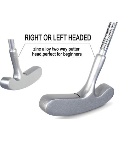 Acstar Junior Golf Putter | Graphite Kids Putter for Ages 3-5 | Left & Right Handed | 3 Sizes Available | Silver Head, Yellow Shaft, Blue Grip | 25 inch - Buy Online on GoSupps.com