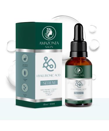 Hyaluronic Acid Serum for Face with Vitamin C Face Serum Floral Ozone Acido Hialuronico Hylunaric Acid Serum with Vitamina C Facial Serum Hydrating Serum Anti Aging Serum