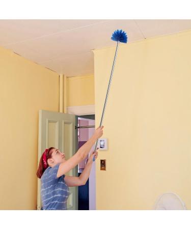 Cobweb Duster with Extension - Sturdy Extendable Spider Web Brush with Long - Spider Web Remover for Cleaning Ceiling Fan High Ceiling Blinds Furniture & Cars Siopob - Buy Online on GoSupps.com