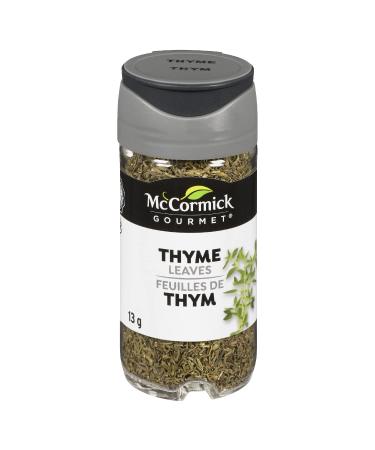 McCormick Gourmet (MCCO3) New Bottle Premium Quality Natural Herbs & Spices Thyme Leaves 13g