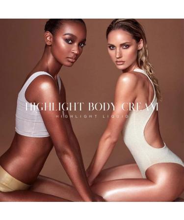Kilshye Liquid Highlight Luminizer Cream | Body & Face Glow Illuminator Makeup for Women | Pink & Rose Gold | 1 Pack - Buy Online on GoSupps.com