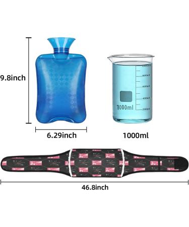 Shape Decor Hot Water Bottle with Soft Waist Cover | Warm Water Bag for Pain Relief - Ideal for Hands Shoulders Legs Back & Neck - International Shipping Available - Buy Online on GoSupps.com