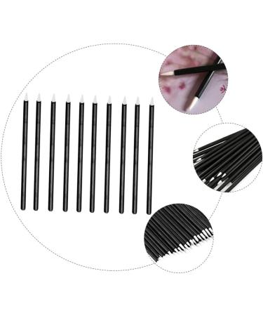 VINTORKY 100pcs Disposable Eyeliner Fiber Eyeliner Head Make up for Face Artificial Fiber Black - Buy Online on GoSupps.com