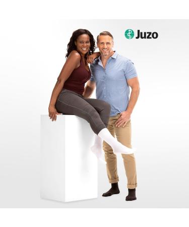 Juzo Power Lite Compression Socks - 15-20mmHg Knee High in Black for Small Sizes | International Shipping Available - Buy Online on GoSupps.com