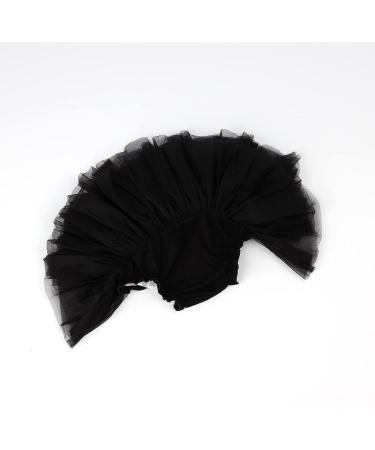 Hoolchean Baby Girls Soft Tutu Skirt and Flower Headband Set with Diaper Cover - 1-2 Years (Black) - Buy Online on GoSupps.com