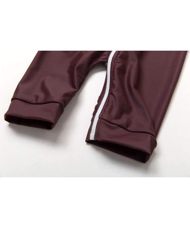 Bonverano Baby Boys Swimsuit | UPF 50+ Sun Protection | Full-Zip Hoodie | 3-6 Months Brown - Buy Online on GoSupps.com