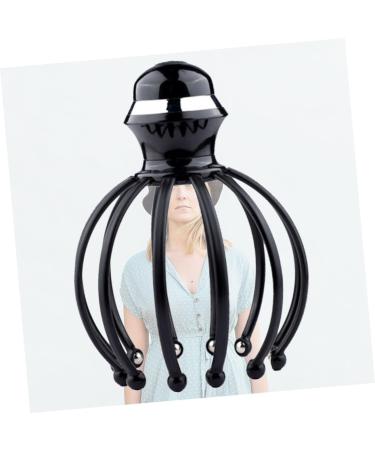 Goohochy Scalp Brush - Manual Head Massager & Scalp Scratcher 18x14.5cm - Black - Improve Hair Health & Relaxation - Perfect for All Hair Types - Buy Online on GoSupps.com