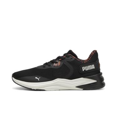 PUMA Women's Disperse Xt 3 WN's Animal Remix Road Running Shoe 39 EU Puma Black Warm White