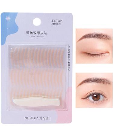 Eyelid Tape - Waterproof Double Eyelid Tape for Hooded Eyes | Fiber Eyelid Lift Strip Instant Eye Lift Perfect for Uneven MonoEyelid Crescent - Buy Online on GoSupps.com