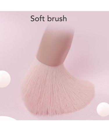 Peach Makeup Brushes Set Fluffy Eye Shadow Blending Brush with Slope Design Soft Bionic Filament for Easy Makeup Application - Buy Online on GoSupps.com