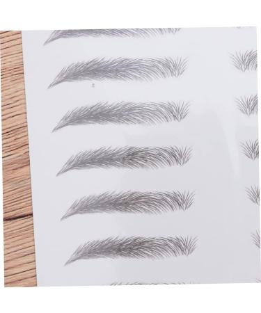 FRCOLOR 2pcs 3d Eyebrow Stickers Waterproof Stickers Makeup Tools Eyebrow Makeup Kit Woman Make up Stencil - Buy Online on GoSupps.com