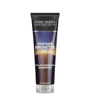 John Frieda Midnight Brunette Color Deepening Shampoo  8.3 oz  with Evening Primrose Oil  Infused with Cocoa SHAMPOO 1